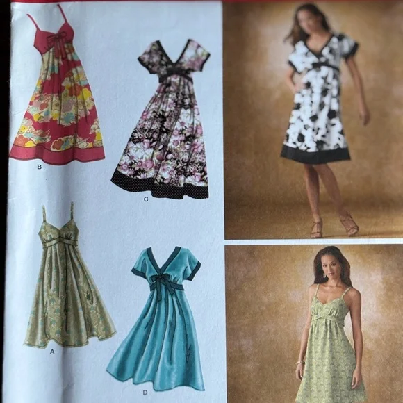 Simplicity | Other | Simplicity 3745 Dress Pattern Sizes 64 Uncut | Poshmark